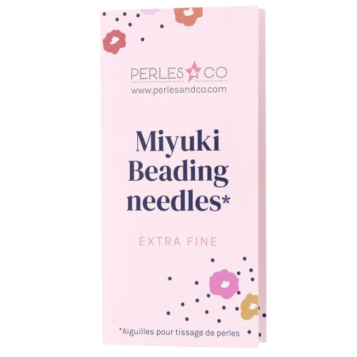 Miyuki extra fine beading needles - Perles and Co x4