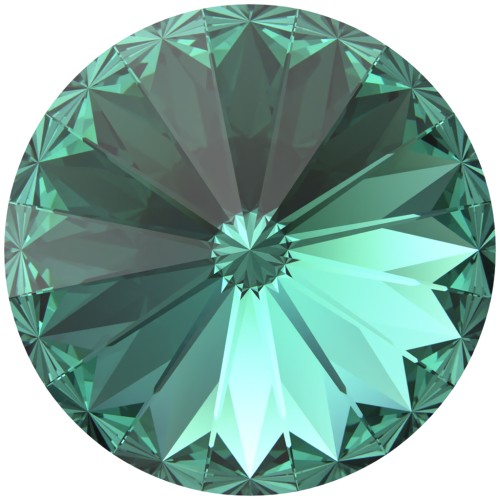Cabochon Swarovski 1122 Rivoli 12 mm - ReCreated Caribbean Green x1