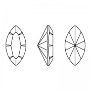 Navettes Swarovski 4228 6x3 mm - ReCreated Caribbean Green x4