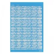 Silk Screen Moiko 74x105 mm - knitting stitches pattern 6.05