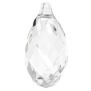 Drop - Swarovski 6010 17x8.5 mm Drop - Crystal Silver Shade x1 Swarovski 6010 17x8.5 mm Drop - Crystal Silver Shade x1