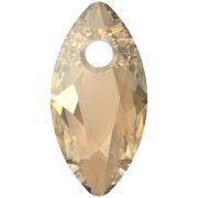 Pendant Swarovski Marquise Cut 6437 9x4.5 mm - Crystal Golden Shadow x1