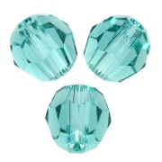 Round beads Swarovski 5000 4 mm - Reinvented Caribbean Green x20