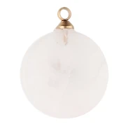 15 mm sunburst charm - 304 gold stainless steel - Rose quartz x1