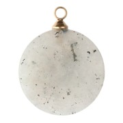 15 mm round charm, sunburst design - 304 stainless steel, gold-plated - Labradorite x1