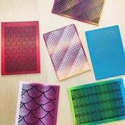 Silk Screen Moiko 74x105 mm - Cubes pattern 6.07