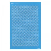 Silk Screen Moiko 74x105 mm - oriental pattern 6.12