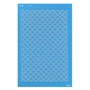 Silk Screen Moiko 74x105 mm - oriental pattern 6.12