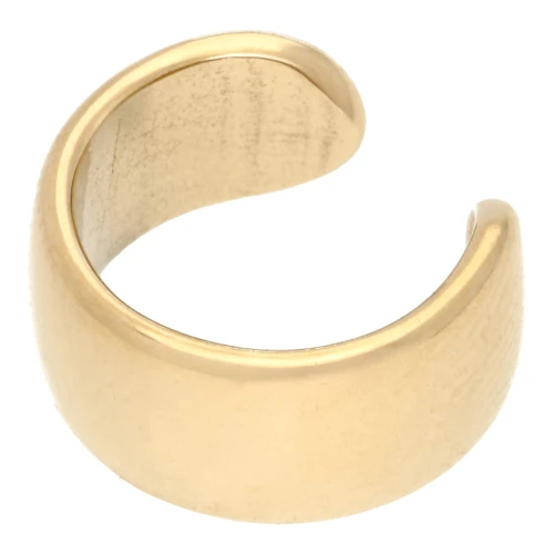 Ear cuff - Bague d'oreille large 12 mm - Stainless steel 304 Gold x1