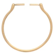 Adjustable and interchangeable thin ring T.58 to T.60 Stainless steel 304 Gold x1