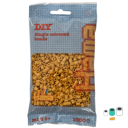 Hama Midi ironing beads 5 mm Curry yellow (n°122) x 1000