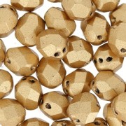 RounTrio Facettes 6mm Gold Mat x15|raw }}