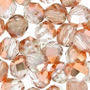 RounTrio Facettes 6mm Crystal Capri Gold x15|raw }}