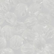 RounTrio Fire polished bead 6mm Crystal   x15|raw }}