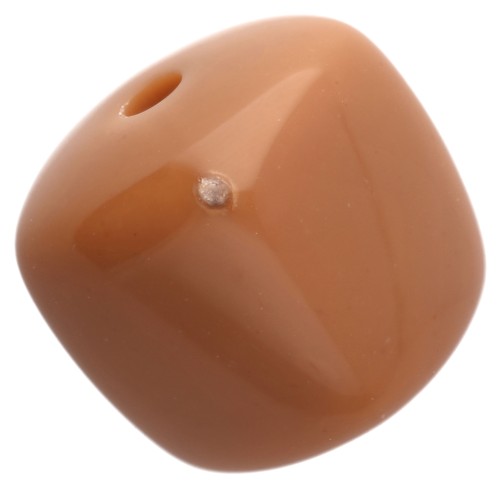 Beads irregular cubes 16x17 mm - second choice - Acrylic opaque - Senois x10