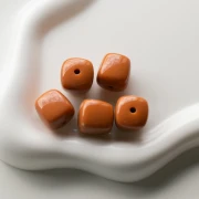 Beads irregular cubes 16x17 mm - second choice - Acrylic opaque - Senois x10