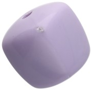Beads irregular cubes 16x17 mm - second choice - Acrylic opaque - Lilac x10