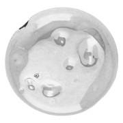 Flat round beads - palet martelé 12 mm - CCB metallic acrylic - Silver x10