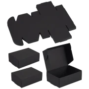 DIY Gift Box, 8.3x6x3 cm - Black x1