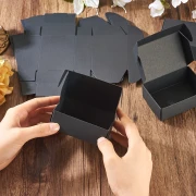 DIY Gift Box, 8.3x6x3 cm - Black x1