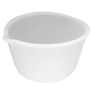 600 ml Graduated Silicone Measuring Cup with Spout - Clear x1