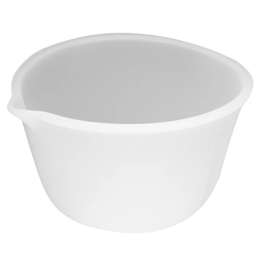 600 ml Graduated Silicone Measuring Cup with Spout - Clear x1