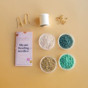 My DIY Jewelry - Miyuki Brick Stitch Earring Kit - Green Version