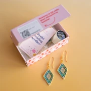 My DIY Jewelry - Miyuki Brick Stitch Earring Kit - Green Version