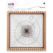 Weaving loom for wool square with notches 23x23 cm x1|raw }}