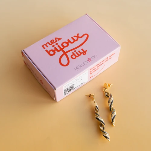 My DIY Jewelry - Spiral Earrings Kit with Miyuki Beads