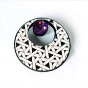 Silk Screen Moiko for polymer clay 74x105 mm - Leopard pattern 15.46