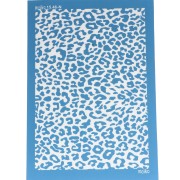 Silk Screen Moiko for polymer clay 74x105 mm - Inverted Leopard pattern 15.46-N