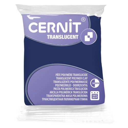 Cernit Translucent Clay - Blueberry (No. 249) x 56 g