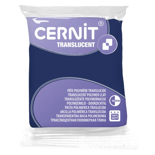 Cernit Translucent Clay - Blueberry (No. 249) x 56 g