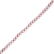 Irregular olive freshwater pearls 6.5x5.5 mm - Pearly Pink - AAA Grade x6