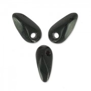 Mini Glass Daggers 6x2.5 mm - Jet x5g|raw }}