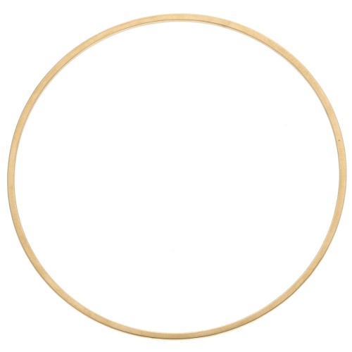 50 mm circle mounting and weaving ring - 304 stainless steel, gold-plated x1