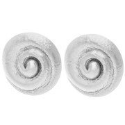 25 mm Seashell Earrings - 304 Stainless Steel (2 pairs)