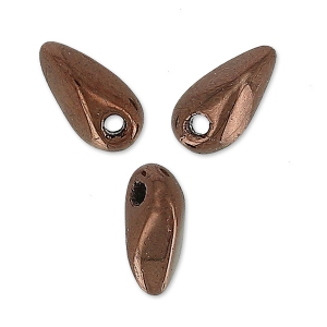 Mini Glass Daggers 6x2.5 mm - Dark Bronze x5g