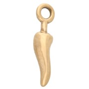 Mini Chilli charms 10x2.5 mm - 304 Stainless steel Gilded x4|raw }}