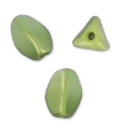 Pinch Beads 5x3 mm Pastel Olivine x50|raw }}