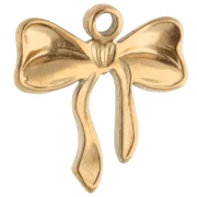 Knot charm 16x15 mm - 304 Gold stainless steel x1