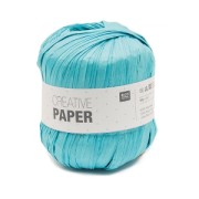 Creative Paper Rico Design - paper thread Turquoise x 50g