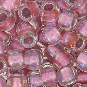 Toho seed beads 8/0 TO8R267 - Crystal Rose Gold Lined
