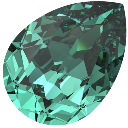 Cabochon Swarovski 4320 8x6 mm - ReCreated Caribbean Green x1