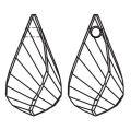 Helix Swarovski 6020 18 mm Drop - Crystal AB x36