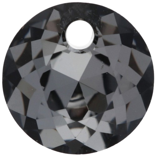 Pendant Swarovski 6430 8 mm - Crystal Silver Night x1