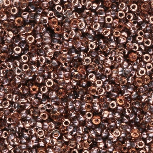 Seed beads Miyuki 15/0 55007 - Crystal Capri Gold x8g