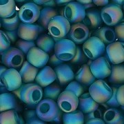 Toho Seed beads 11/0 TO11R167BDF - Trans Rainbow Frosted Teal x8g