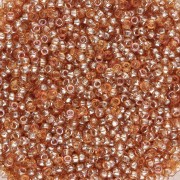 Seed beads Miyuki 15/0 55010 - Crystal Apricot Medium x8g